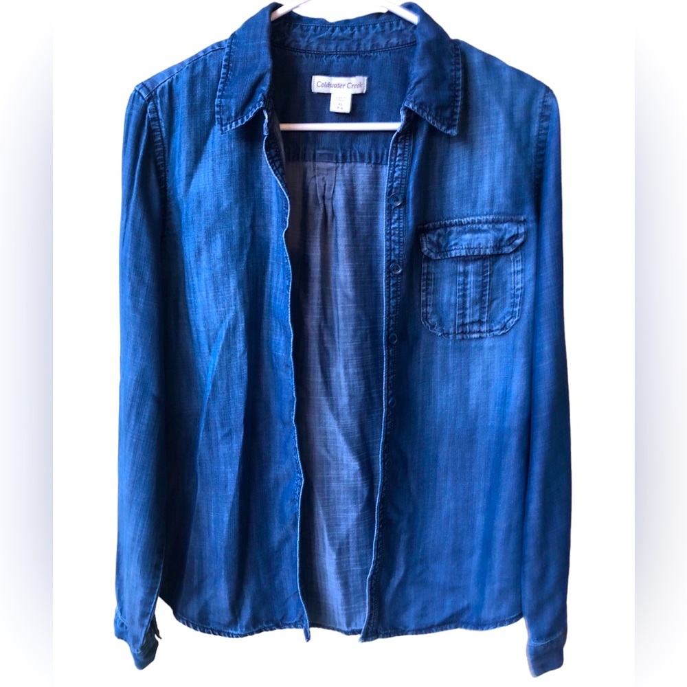 Women’s Chambray Shirt by Coldwater Creek